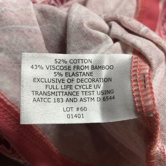 Coolibar Women Oceanside Tunic Dress Size S Pink UPF 50+ Beachy Vacation Coverup - Picture 10 of 12